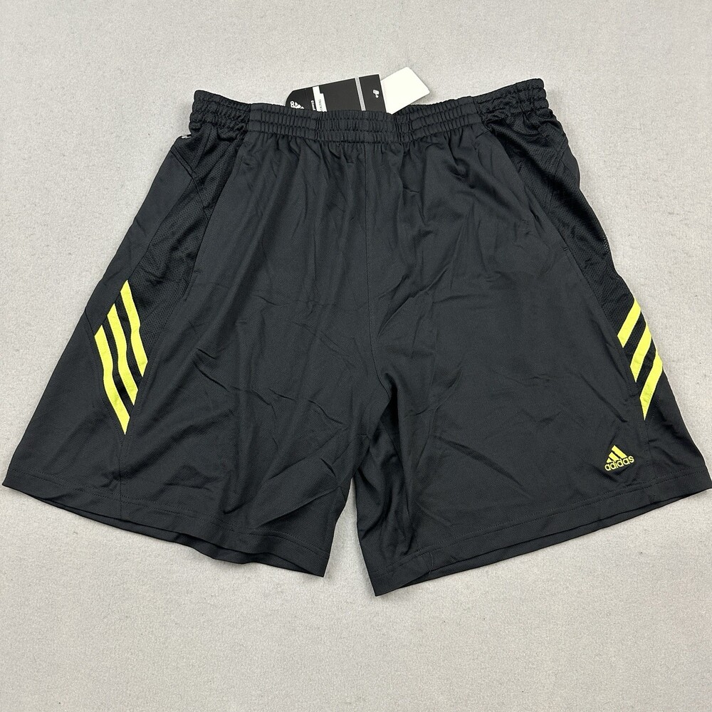Vintage Adidas Shorts Men Extra Larg Black Training Velocity ClimaCool Y2K 2000